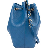 Chanel Quilted Lambskin Egyptian Amulet Drawstring Bucket Shoulder Bag