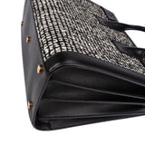 Saint Laurent Tweed & Leather Sac de Jour Handbag
