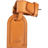 [🔄️B21 / F25] Louis Vuitton Vachetta Leather Luggage Tag - vintageandkickz