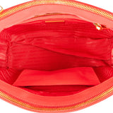 Prada Pink Saffiano Leather Small Galleria Handbag