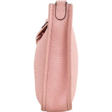Hermès Rose Sakura Clemence Leather Mini Evelyne 16 Crossbody Bag