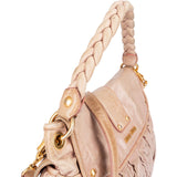 Miu Miu Matelassé Vitello Lux Leather Coffer City Handbag