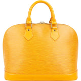 Louis Vuitton Yellow Epi Leather Alma PM Handbag