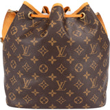 Louis Vuitton Monogram Canvas Sac Noé Petit Shoulder Bag