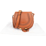 Chloé Grained Calfskin Marcie Mini Saddle Crossbody Bag