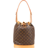 Louis Vuitton Canvas Monogram Sac Noé Grande Shoulder Bag
