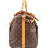 Louis Vuitton Monogram Canvas Keepall 55 Bandoulière Travel Bag
