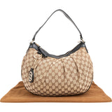 Gucci Monogram GG Canvas Sukey Hobo Shoulder Bag