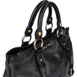 Miu Miu Vitello Lux Handbag - vintageandkickz