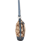 Coach Monogram Signature Zoe Hobo Shoulder Bag