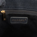 Chanel Quilted Caviar Leather Grand Shopping Tote Shoulder Bag