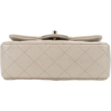 Chanel Quilted Lambskin Rectangular Mini Single Flap Crossbody Bag