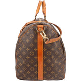 Louis Vuitton Monogram Canvas Keepall 55 Bandoulière Travel Bag