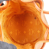 MCM Monogram Visetos Mini Drawstring Bucket Crossbody Bag