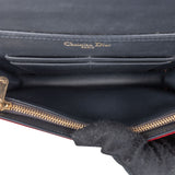 Christian Dior Metallic Perforated Patent Leather Diorama Crossbody Bag