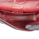 Chanel Quilted Lambskin 24K Gold Small Double Flap Crossbody Bag