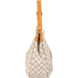 Louis Vuitton Monogram Damier Azur Galliera PM Shoulder Bag - vintageandkickz