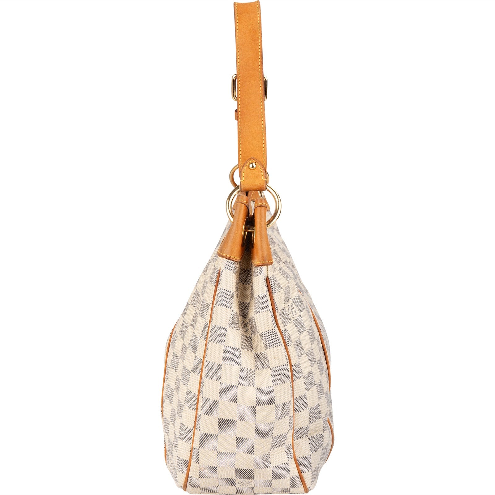 Louis Vuitton Monogram Damier Azur Galliera PM Shoulder Bag - vintageandkickz