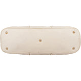 Yves Saint Laurent White Leather Medium Muse Handbag