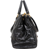 Miu Miu Vitello Lux Leather City Handbag