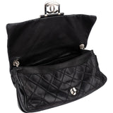 Chanel Quilted Lambskin Modern Palladium Chain Jumbo Single Flap Shoulder Bag