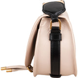 Chloé Bicolor Leather Marcie Saddle Crossbody Bag