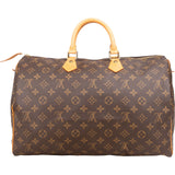 Louis Vuitton Monogram Canvas Speedy 40 Handbag