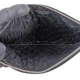 Chanel Quilted Patent Leather CC Clutch