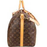 Louis Vuitton Monogram Canvas Keepall 55 Bandoulière Travel Bag