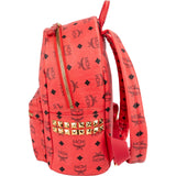 MCM Monogram Visetos Stark Side Studs Mini Backpack