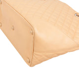 Chanel Quilted Lambskin Cambon Ligne Jumbo Tote Shoulder Bag
