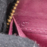 Miu Miu Crocodile Embossed Leather Zip Around Wallet