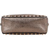 Valentino Garavani Metallic Grained Leather Rockstud Camera Crossbody Bag