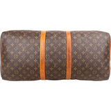 Louis Vuitton Monogram Canvas Keepall 55 Travel Bag
