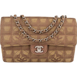 Chanel Monogram New Travel Line Single Flap Crossbody Bag