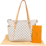 Louis Vuitton Monogram Damier Azur Canvas Totally MM Shoulder Bag