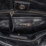 Miu Miu Vitello Lux Leather Handbag