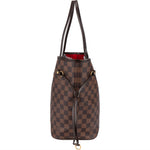 Louis Vuitton Monogram Damier Ebene Neverfull MM Shoulder Bag - vintageandkickz