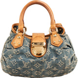 Louis Vuitton Monogram Denim Pleaty Handbag