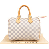 Louis Vuitton Monogram Damier Azur Speedy 25 Handbag