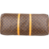 Louis Vuitton Monogram Canvas Keepall 60 Bandoulière Travel Bag