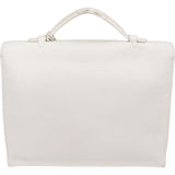 Hermès New White Togo Leather Sac à Dépêches Small 27 Business Handbag
