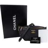 Chanel Quilted Lambskin CC Crossbody Waist Bumbag