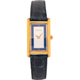 Gucci Gold Tone Vintage Rectangular Tank 2600L Woman Watch