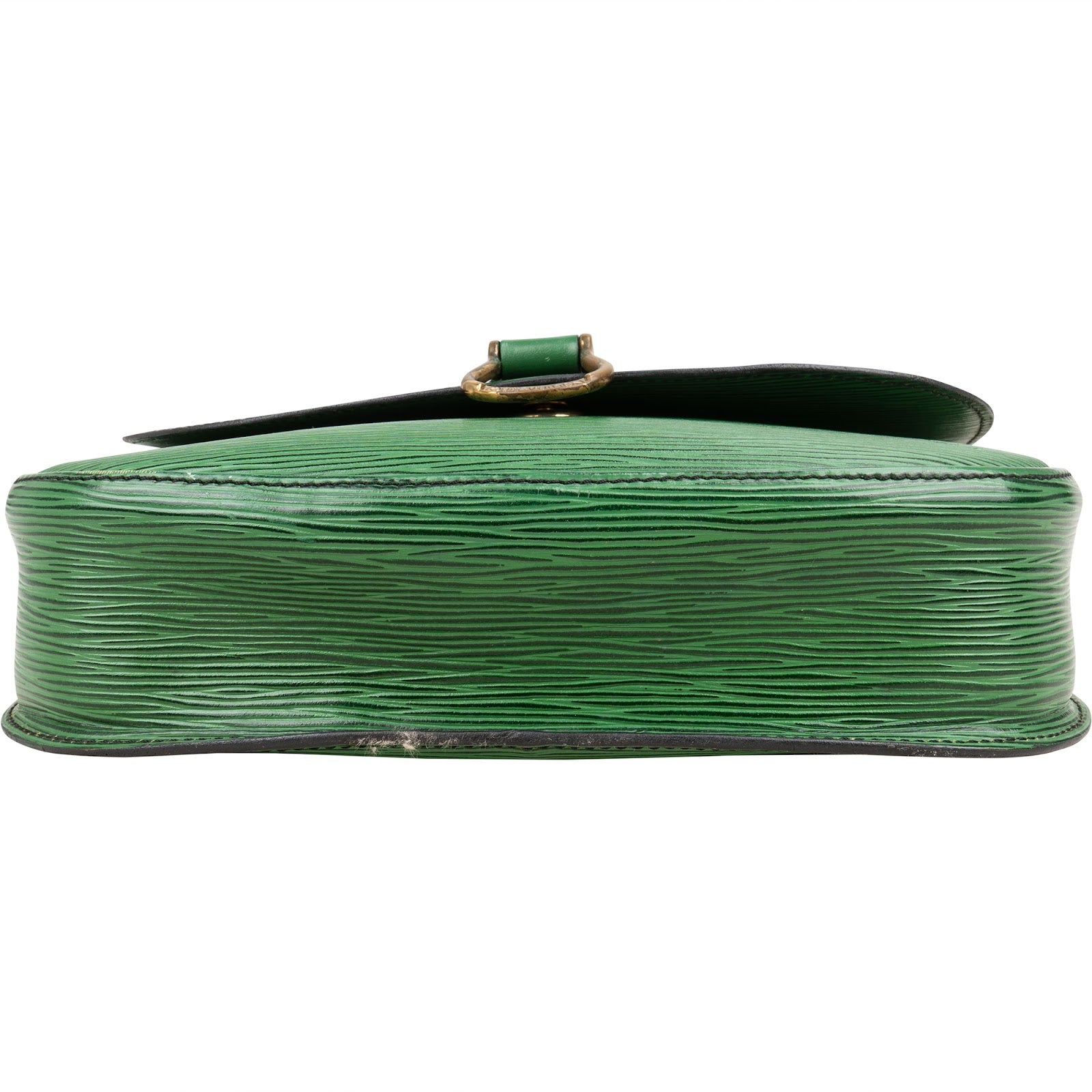 Louis Vuitton Green Epi Leather Saint Cloud GM Crossbody Bag - vintageandkickz