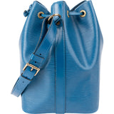 Louis Vuitton Blue Epi Leather Sac Noé Petit Shoulder Bag