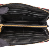 Miu Miu Quilted Nappa Leather Colorblock Biker Zip Around Wallet