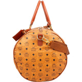 MCM Monogram Visetos Boston 50 Travel Bag
