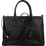 Prada Noir Saffiano Leather Galleria Handbag