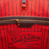 Louis Vuitton Monogram Damier Ebene Neverfull MM Shoulder Bag